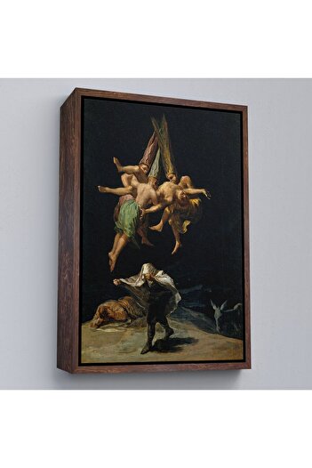 indispensablely Framed Flight of the Witches Wall Painting, Witches Flight-6173