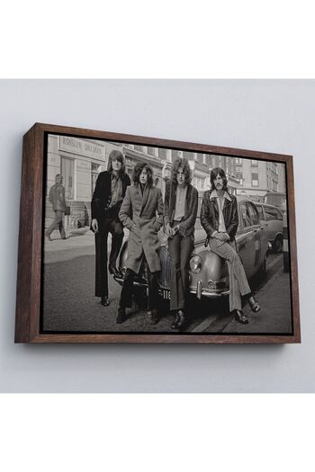 indispensablely Framed Led Zeppelin the Car of the Legend John Bonham Canvas Print-5407