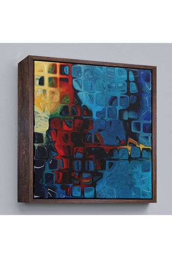 indispensablely Framed Colorful Ice Glass Canvas Painting-5883