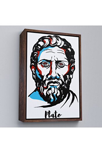 indispensablely Framed Plato Decorative Canvas Painting-5970