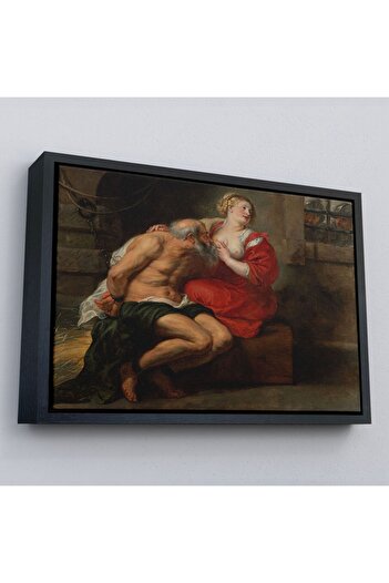 indispensablely Framed Peter Paul Rubens the Cimon and Pero Canvas Print, Nude Painting, Giclee Wall Art-5377