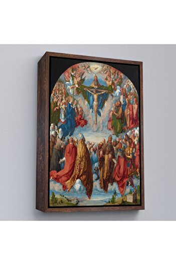 indispensablely Framed Albrecht Durer - Adoration of the Trinity Painting - Adoration of the Trinity-8054