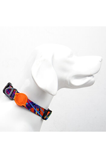 Tailpetz Splash Neck Collars Adjustable Durable and Comfortable Dog Pattern Neck Collar