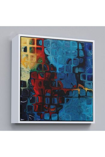 indispensablely Framed Colorful Ice Glass Canvas Painting-5883