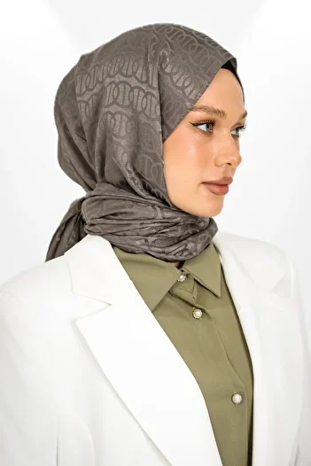 hijabchi Jakar Imported Silky Shawl - Ring Model - Νέες Συλλογές - Dark Mink