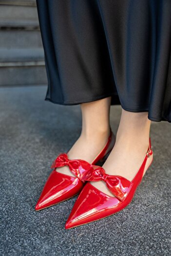 LAMİNTA Gi̇onna Bow Detailed Women's Heel Shoes