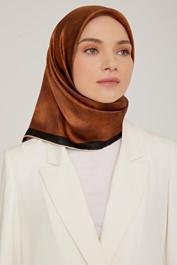 Armine Dj Pure Silk Scarf 8849D - Tile Color, Sura and Nostalgia Model