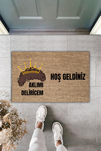Dormot Modern Digital Printing Brown Floor Prince Deliricem Door Mat