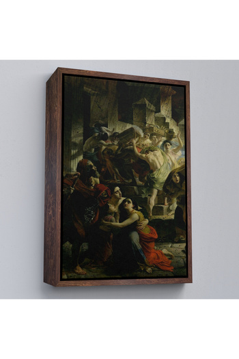 indispensablely Framed the Last Day of Pompeii Karl Pavlovich Bryullov Canvas Print-6362