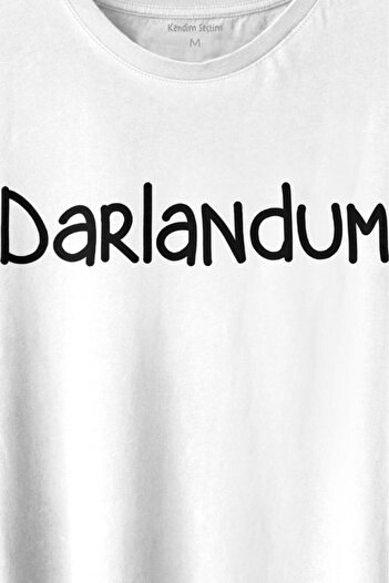 Kendim Seçtim Darlandum I Darlen Dar Lan Dum Μαύρη Θάλασσα Trabzon Μπλουζάκι με στάμπα Unisex T-shirt