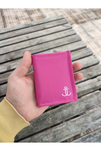 JANJAN Velcro Zippered Unisex Wallet with Keychain and Coin Compartment