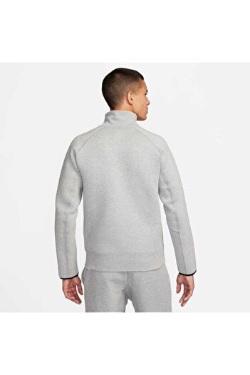 Nike Tech Fleece N98 Og 10 Years Men's Slim Fit Gray Zip-Up Sweatshirt