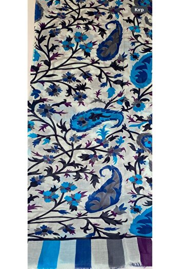 Safir Tuhafiye Cotton Indian Shawl 190 cm X 90 cm