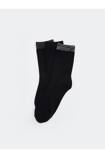 LC Waikiki LCW DREAM Patterned Women's Socks 3 Pack