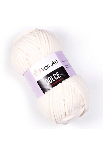 Yarnart Dolce 745 - Βρεφική κουβέρτα Ecru Velvet και πλεκτό Amigurumi