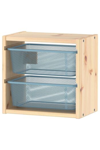 IKEA Toy Storage Unit, Pine, Width: 32 cm Depth: 21 cm Height: 30 cm