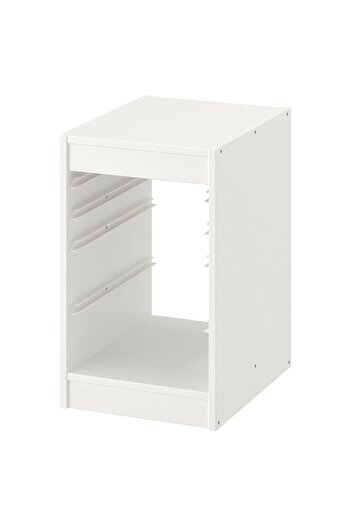 IKEA Oyuncak Saklama Ünitesi, Beyaz, Genişlik: 34 cm  Derinlik: 44 cm  Yükseklik: 56 cm