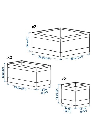 IKEA Dark Gray Box Set