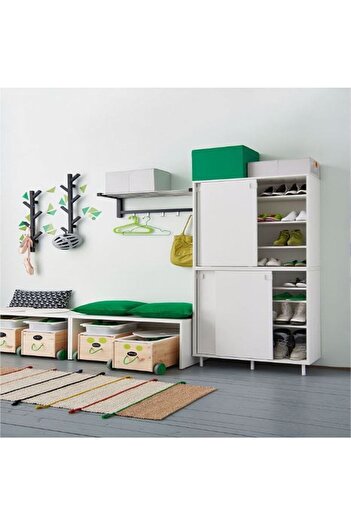 IKEA Mackapar Ayakkabı Dolabı, Beyaz, 80x102 Cm