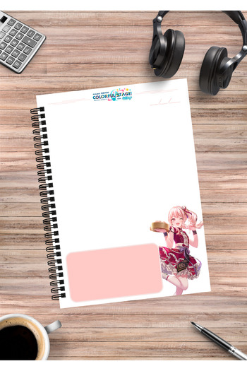 mertfigur Project Sekai Akiyama Mizuki Anime Spiral A5 Notebook - 50 Sheets