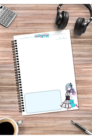 mertfigur Project Sekai Pjsekai Hinomori Shizuku Anime Spiral Notebook A5 (50 Sheets)