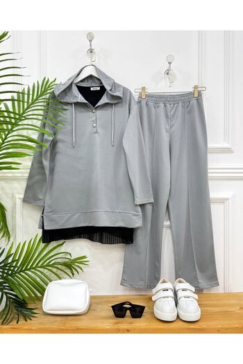 onix Gray Davin Double Set