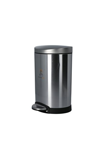 Simplehuman Step-On Semi Round Stainless Steel Trash Can 6 Liter