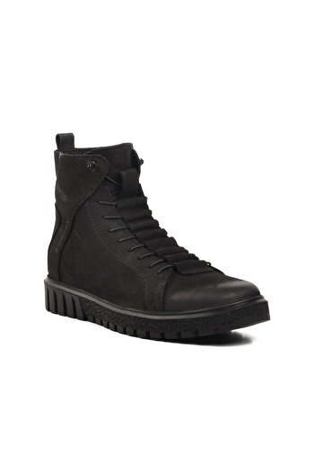 Hammer Jack Μαύρα ανδρικά μποτάκια Nubuck