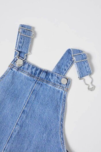Bloom Denim Salopet Kız Cocuk