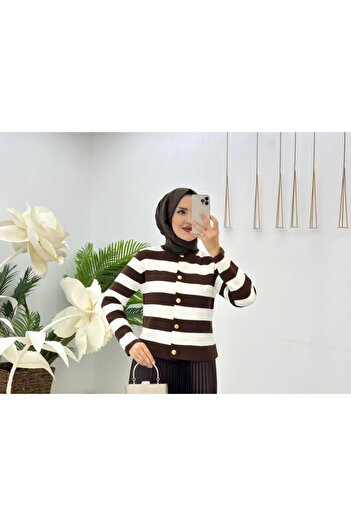 Venessa Women's Knitwear Cardigan Pleated Skirt Set