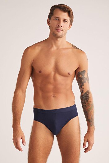 Kom Navy Blue Men's Slip 2-Pack Advantageous