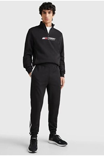 Tommy Hilfiger REGULAR FİT ÇİZGİ DETAYLI DOKUMA ERKEK EŞOFMAN ALTI