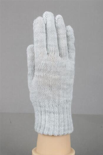 cappello Gray Knitwear Gloves for Ages 6-10 - Winter Solid Color 25Marluxeldvn
