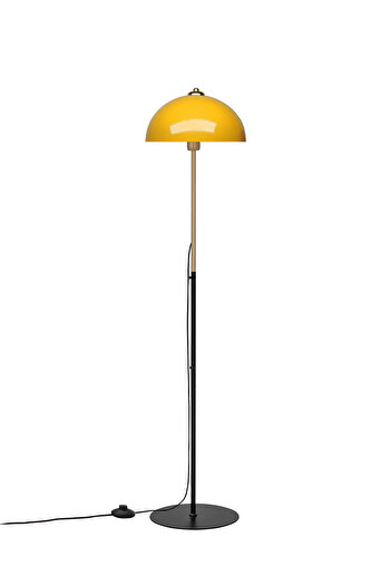 HOMİNG Yellow Swiss Metal Floor Lamp - Homing New 241835