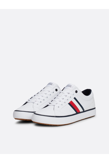 Tommy Hilfiger Tommy Hilfiger White Solid Men Sneakers