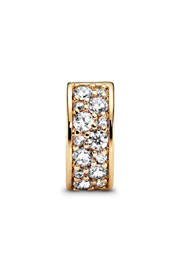 Pandora Şeffaf Pavé Klips Charm
