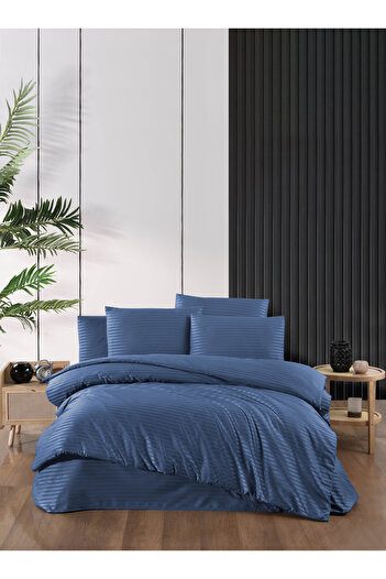 Home Çiqrik Home Double Cotton Satin Bedding Set
