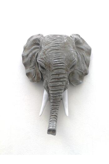SUME Decorative Elephant Head Hanger Modern Wall Decor Home Decoration Wall Hanger Tumbled