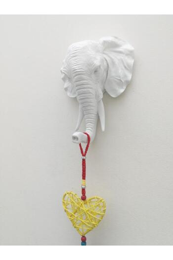 SUME Decorative Elephant Head Hanger Modern Wall Decor Home Decoration Wall Hanger