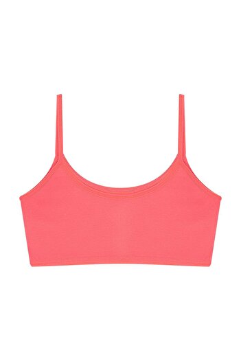 Arma Yıldız Pink, Cotton and Lycra Half Undershirt Bra for Girls - Pack of 6