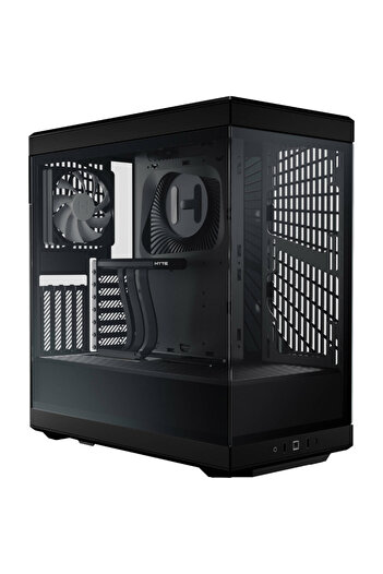 HYTE حقيبة Y40 ATX MT باللون الأسود الجمالي