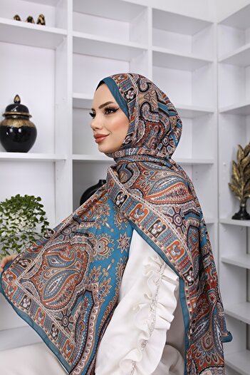 Diella شال ناعم بنمط ريترو 3