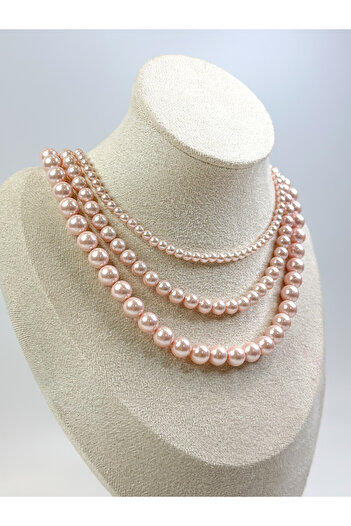 Zey Jewellery Üçlü İnci Kolye