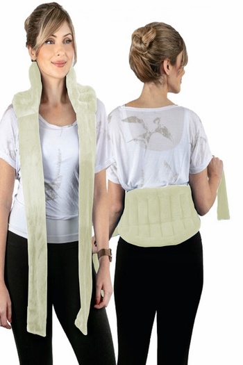SEVENHİLLS Migrawavable Heating Relaxing Belt - Cream for Neck, Shoulders, Abdomen and Waist