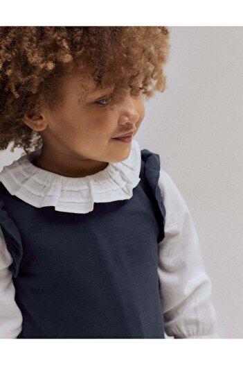 Ziddy COTTON BLOUSE FOR BABY GIRLS WHITE