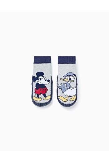 Ziddy DIS MOCASSIN SOCK L GREY MGE