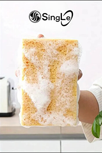 Single (1 Piece) Natural Multi-Purpose Sponge Bathroom Kitchen Marble Hardwood Wall Cleaning Sponge Large Size
