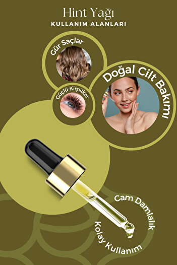 Efsun Natural Hint Yağı %100 Saf ve Doğal Soğuk Sıkım 30 ml