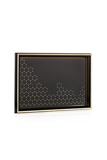 Schafer Bolero Tepsi 1 Parça-Gold/Siyah03