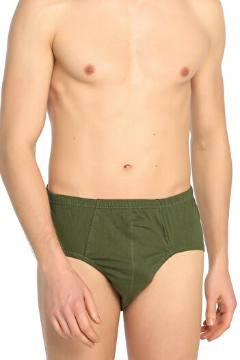 Seher Pack of 12 Colorful Cotton Men's Slip Panties - 0005